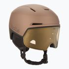 Casco da sci Bollé X-Fusion nero tungsteno opaco/fotocromatico oro