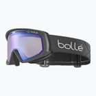 Bollé Y7 OTG occhiali da sci nero opaco/phan+ blu semi polarizzato fotocromatico