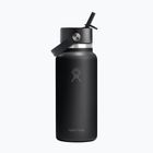 Borraccia termica Hydro Flask Wide Flex Straw 946 ml black