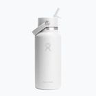 Borraccia termica Hydro Flask Wide Flex Straw 946 ml white