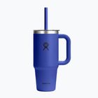Tazza Hydro Flask Travel Tumbler Clear Lid 710 ml capri blue