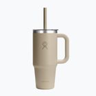Tazza Hydro Flask Travel Tumbler Clear Lid 710 ml oat