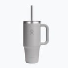 Tazza Hydro Flask Travel Tumbler Clear Lid 710 ml birch