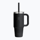 Tazza Hydro Flask Travel Tumbler Clear Lid 710 ml black