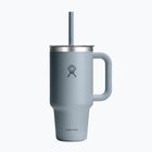 Mug termico Hydro Flask Travel Tumbler Clear LID 945 ml shale grey