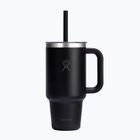 Borraccia termica Hydro Flask Travel Tumbler Clear Lid black