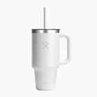 Borraccia termica Hydro Flask Travel Tumbler Clear Lid white