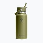 Borraccia termica Hydro Flask Wide Flex Straw 946 ml palmer green