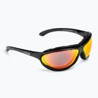 Occhiali da sole Ocean Sunglasses Tierra De Fuego nero opaco/rosso vivo