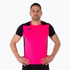 Maglia da corsa Joma Record II fluor rosa/nero da uomo