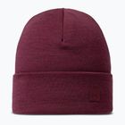 Cappello invernale BUFF Heavyweight Merino Wool solid tibetan red