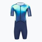 Body da triathlon da uomo Orca Athlex Aero Race Suit green print