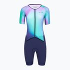 Body da triathlon da donna Orca Athlex Aero Race Suit blue print