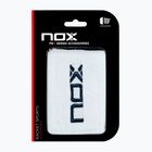 Fasce da polso in spugna NOX Wristband with Logo 2 szt. white/blue