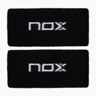 Fasce da polso in spugna NOX Wristband with Logo 2 szt. black/white