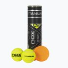 Palle da padel NOX Pro Titanium 4 pcs yellow