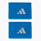 Polsini in spugna adidas Wristband L 2 pezzi blue/grey