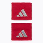 Polsini da polso adidas Wristband S 2 pezzi red/grey