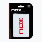 Fasce da polso in spugna NOX Wristband with Logo 2 szt. white/red