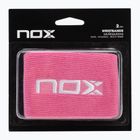 Fasce da polso in spugna NOX Wristband with Logo 2 szt. pink/white