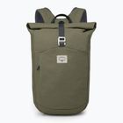 Zaino da città Osprey Arcane Roll Top Pack 22 l earl grey/sand grey heather