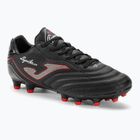 Scarpe da calcio Joma Aguila FG da uomo, nero/rosso