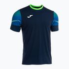 Maglia da corsa Joma Elite XI da uomo, blu/fluor verde