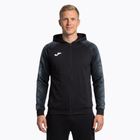 Felpa da corsa Joma Elite XI Uomo con cappuccio nero/antracite