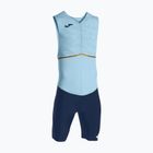 Tuta da triathlon da uomo Joma Record III Body celeste-navy