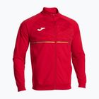 Felpa da running Joma Record III Full Zip da uomo, rosso