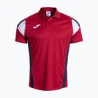 Maglietta da uomo Joma Montreal red/dark navy