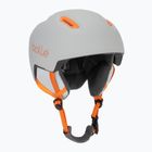 Casco da sci per bambini Bollé Atmos Youth grigio/arancio opaco