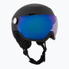 Casco da sci Bollé V-Ryft Nero puro carbone opaco/blu fotocromatico