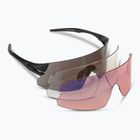 Occhiali da sole Tifosi Rail XC blackout /smoke/ac red/clear