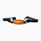 SKLZ Set di cavi di resistenza in gomma da 15 libbre (4 cavi + maniglia flessibile + ancoraggio per porta) arancione/nero
