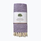 Coperta da yoga JadeYoga Recycled Cotton Hand Loomed Yoga purple