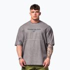 Camicia da allenamento da uomo NEBBIA Washed-Off Heavyweight No Shortcuts grigio chiaro