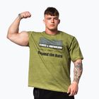 NEBBIA Camicia da allenamento Washed-Off Heritage verde