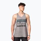 Canotta da allenamento da uomo NEBBIA Washed-Off Stringer Max Out grigio chiaro