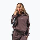 Felpa donna NEBBIA Off-Duty Hoodie dark brown