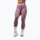 Leggings da allenamento donna NEBBIA Flow Seamless Hight Waist Push Up pink