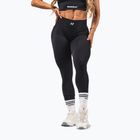 Leggings da allenamento donna NEBBIA Flow Seamless Push Up Black