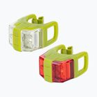 Set di luci per bicicletta Kellys Twins II verde lime