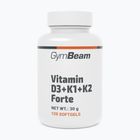 Vitamine D+K GymBeam Vitamin D3+K1+K2 Forte 120 capsules