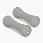 Manubri GymBeam Neoprene Dumbbells 2 x 1 kg light grey