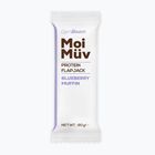Barretta proteica GymBeam MoiMüv Flapjack 90 g blueberry muffin
