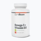 Integratore alimentare – acidi grassi + vitamina D3 GymBeam Omega 3 + D3 90 kapsułek