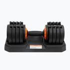 Manubrio regolabile GymBeam Dumbbell Adjustable 20 kg black