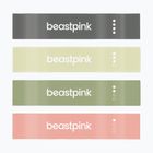 Set di bande di resistenza GymBeam 4 pezzi black/olive/green/peach