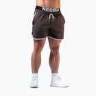 Pantaloncini da allenamento uomo NEBBIA Hero brown